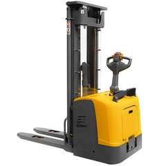 SMARTLIFT CDDK20 2 т 4,5 м 300 Ач Штабелер электрический самоходный с площадкой, Грузоподъемность: 2 тонны (2000 кг), Высота подъема вил, м.: 4.5 м