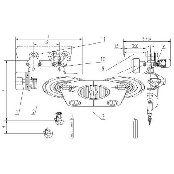 СИБТАЛЬ (GRM) CD1 10 т 12 м Таль электрическая канатная передвижная в Новосибирске, Грузоподъемность: 10 тонн (10000 кг), Высота подъема, м.: 12 м, Напряжение: 380 В купить по выгодной цене 100kwatt.ru