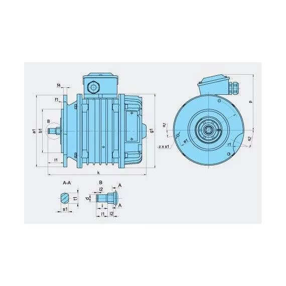 ККЕ 1407-12/4 Электродвигатель в Новосибирске купить по выгодной цене 100kwatt.ru