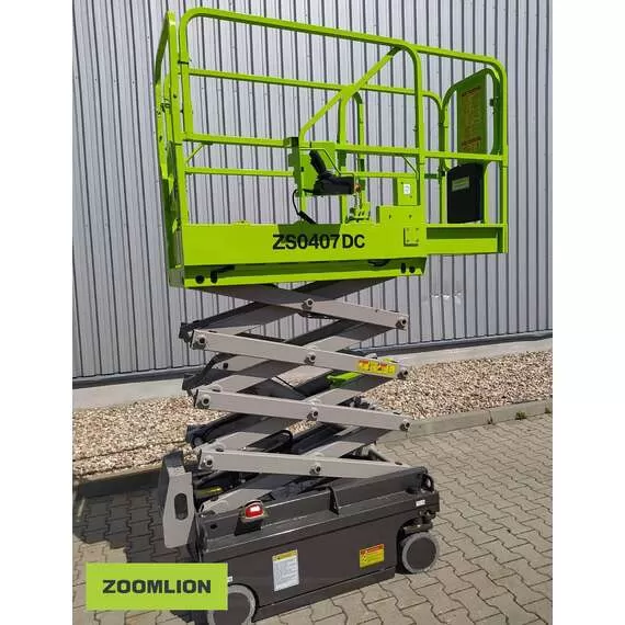 ZOOMLION ZS0407DC 240 кг 4,5 м Подъемник ножничный аккумуляторный в Новосибирске, Грузоподъемность: 240 кг, Высота подъема, м.: 4.5 м, Тип питания: аккумуляторные (DC), Напряжение: 12 В, Тип батареи: Кислотная, обслуживаемая купить по выгодной цене 100kwatt.ru