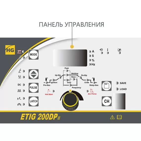 HUGONG ETIG 200DP III (cold tack) Аппарат аргонодуговой сварки в Новосибирске купить по выгодной цене 100kwatt.ru