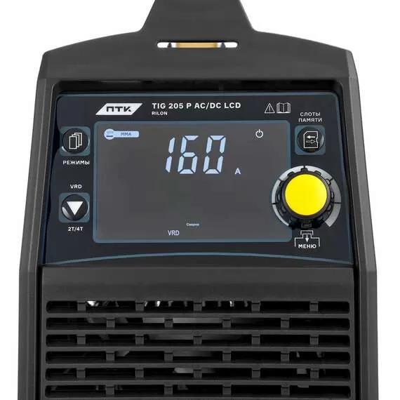 ПТК RILON TIG 205 P AC/DC LCD Аппарат аргонодуговой сварки переменным и постоянным током в Новосибирске купить по выгодной цене 100kwatt.ru