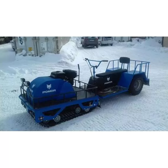 Pomor Х2 K18,5 Мотобуксировщик с реверс-редуктором в Новосибирске купить по выгодной цене 100kwatt.ru