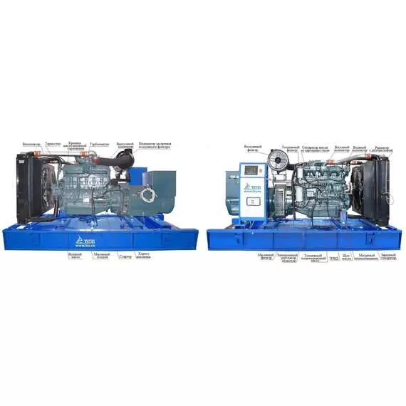 ТСС Prof DOOSAN TDO 330MC АД-240С-Т400-1РМ17 (Mecc Alte) Дизельный генератор в Новосибирске купить по выгодной цене 100kwatt.ru