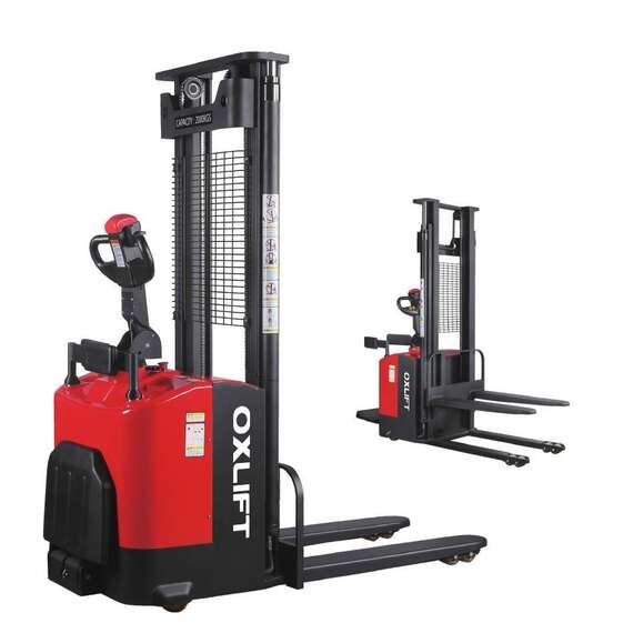 OXLIFT BX 1630H 1600 кг 3 м Самоходный штабелер с платформой для оператора с двумя гидроузлами в Новосибирске купить по выгодной цене 100kwatt.ru