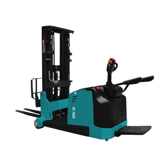 PROLIFT PRO SRV 2055 Самоходный штабелер с противовесом 2 т 5,5 м (с платформой) в Новосибирске, Грузоподъемность: 2 тонны (2000 кг), Высота подъема вил, м.: 5.5 м купить по выгодной цене 100kwatt.ru