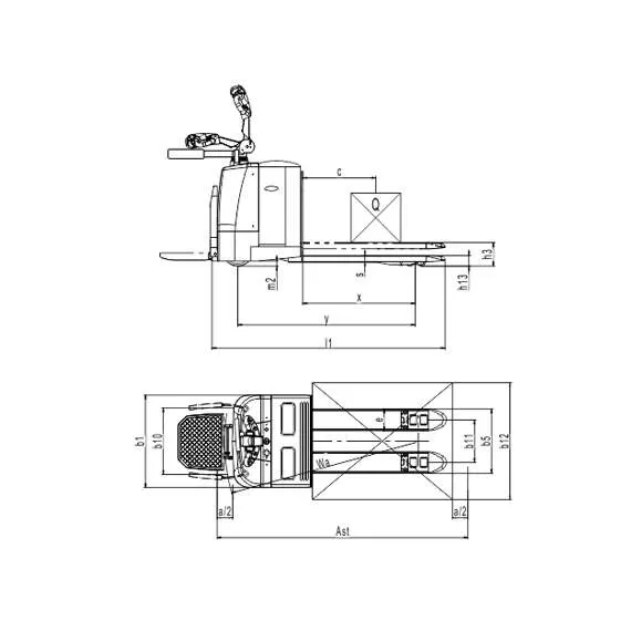 OXLIFT TX25 2500 кг Самоходная электрическая тележка 210 Ач в Новосибирске купить по выгодной цене 100kwatt.ru